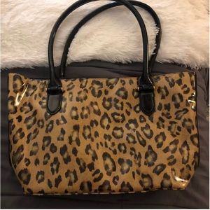 Leopard print Ralph Lauren shoulder bag